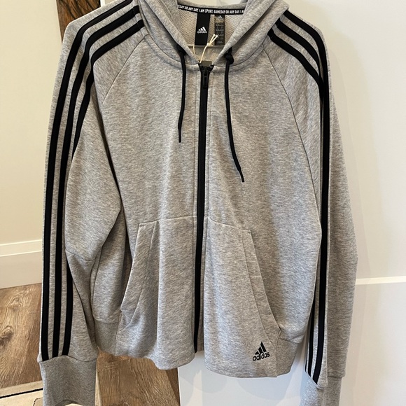 Adidas Ladies Zip Sweater - Picture 1 of 2